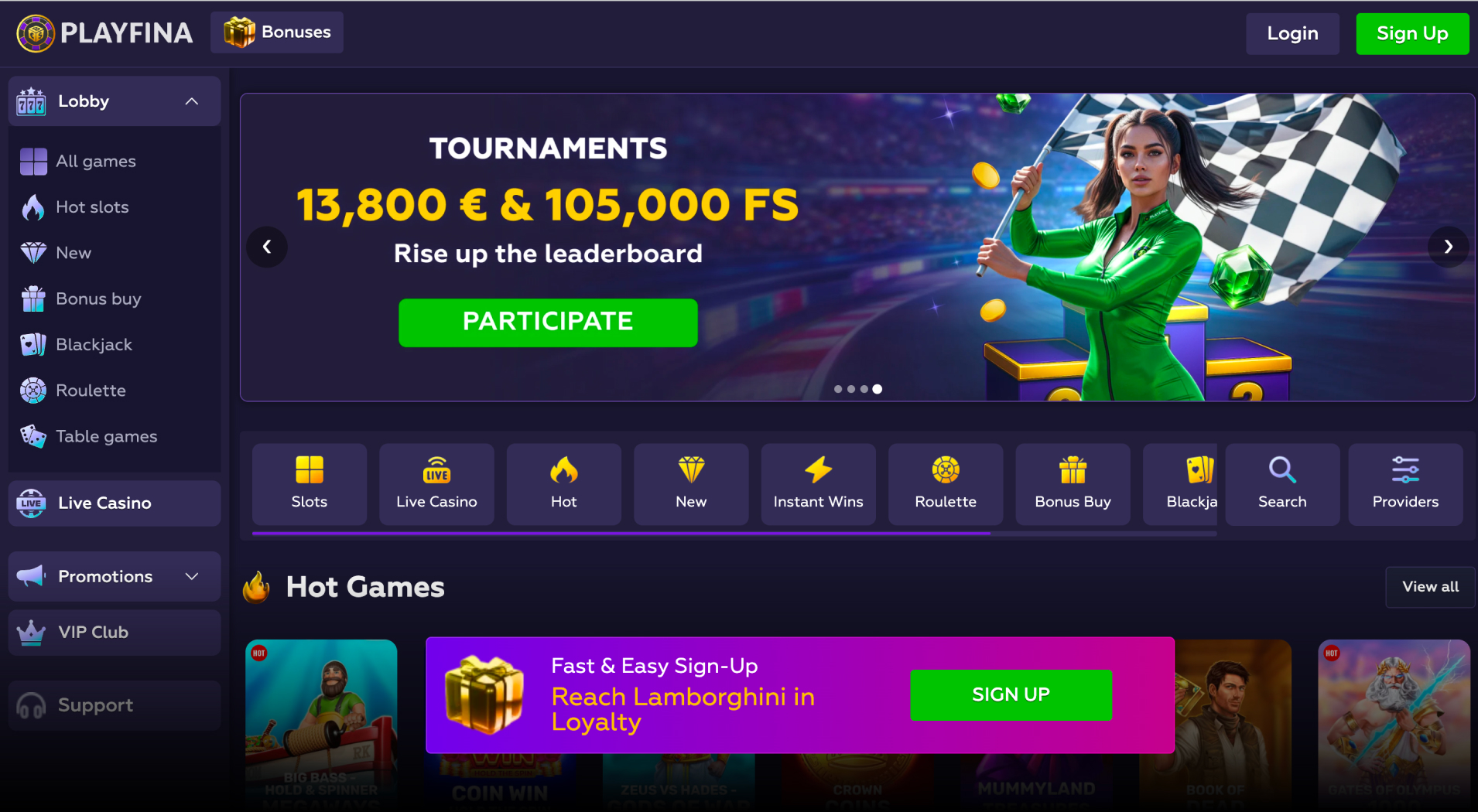 Playfina Casino