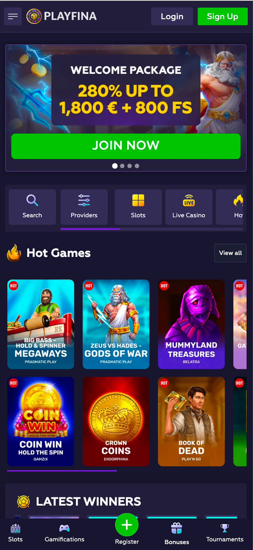 Playfina Casino