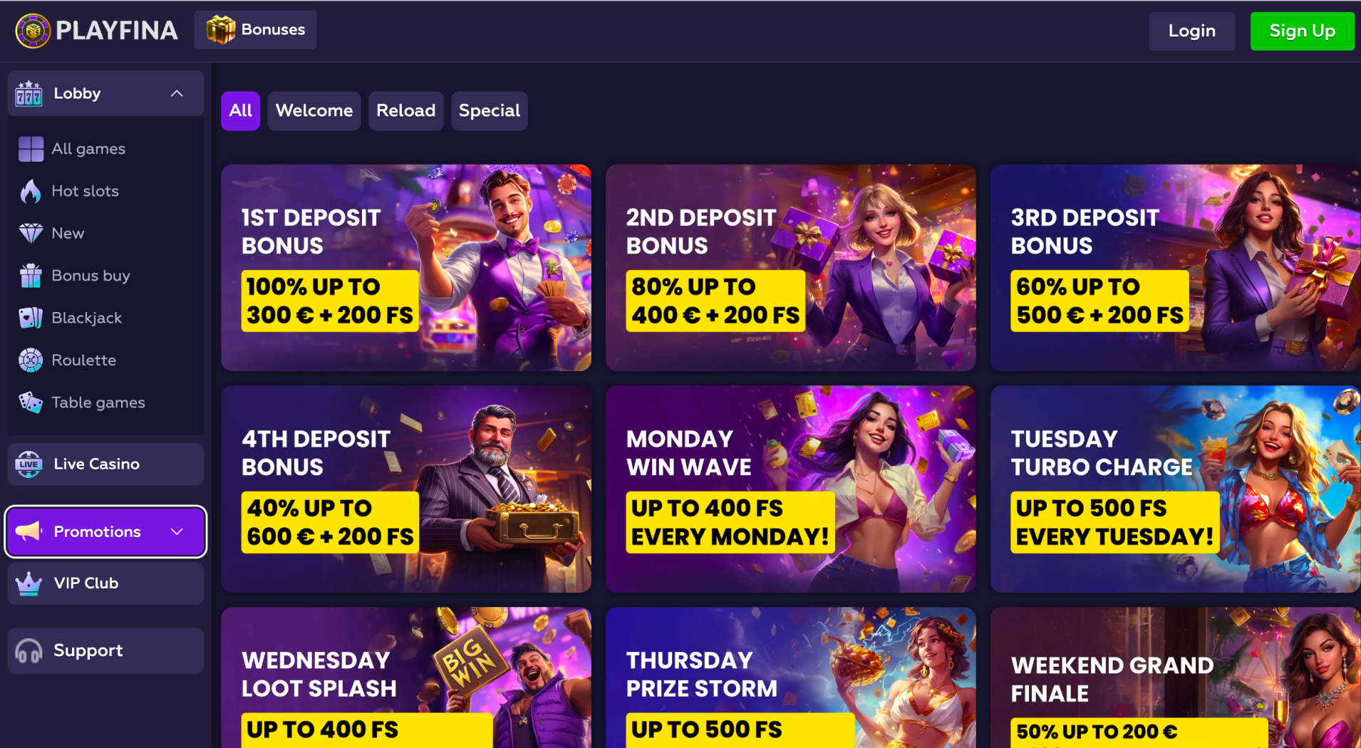 Playfina Casino