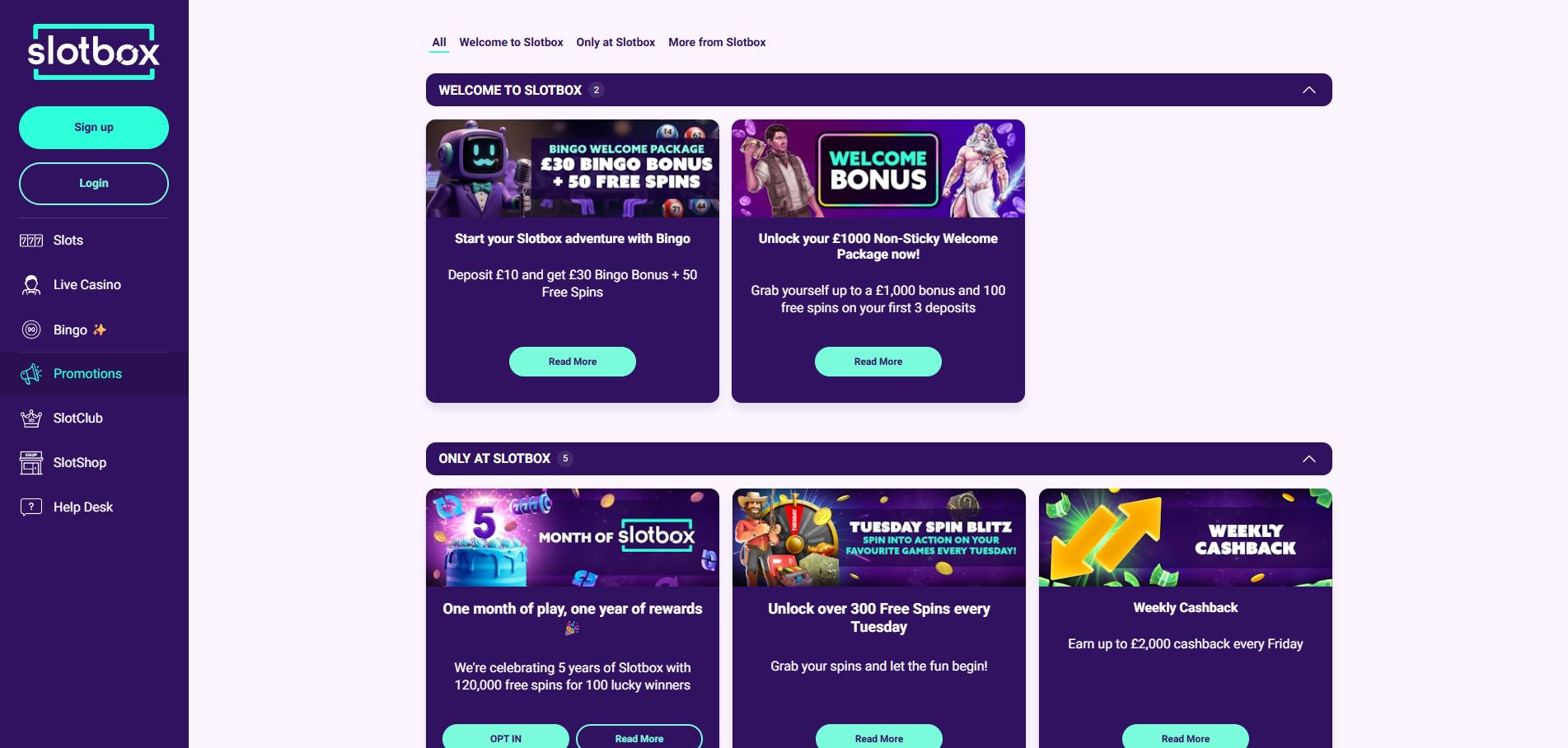 Slotbox Casino