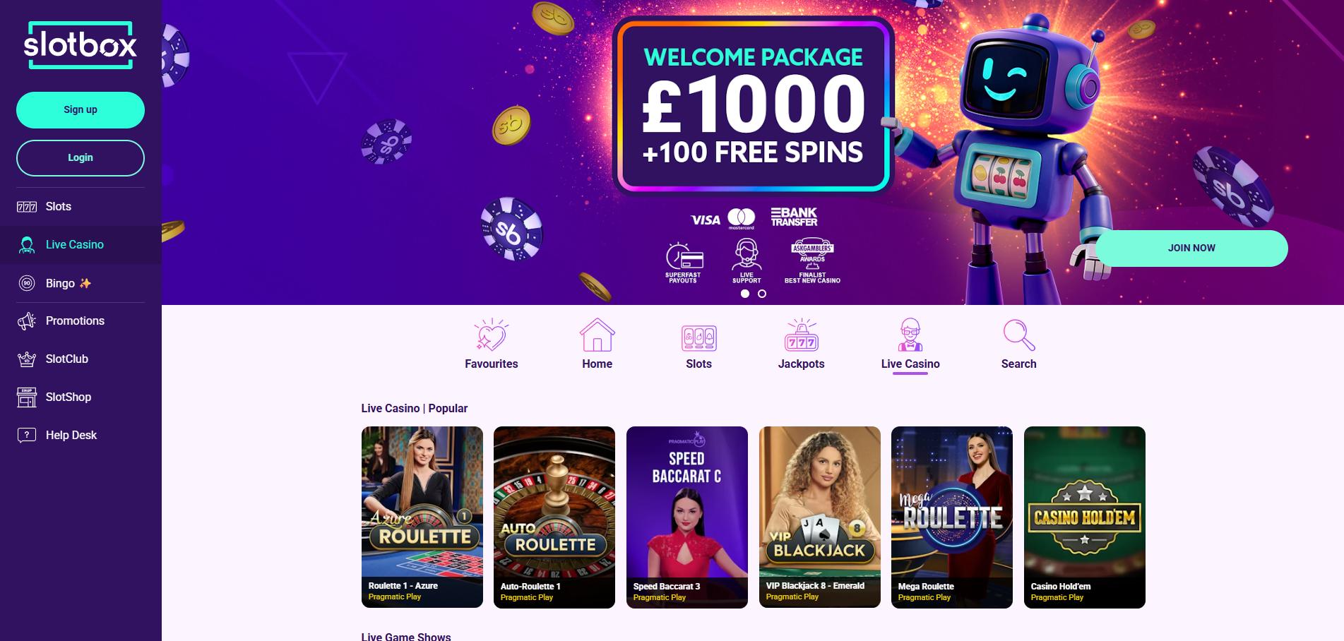 Slotbox Casino