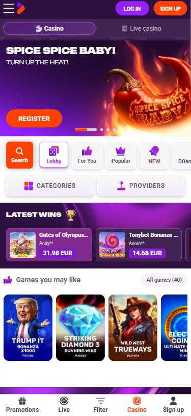 Tonybet Casino