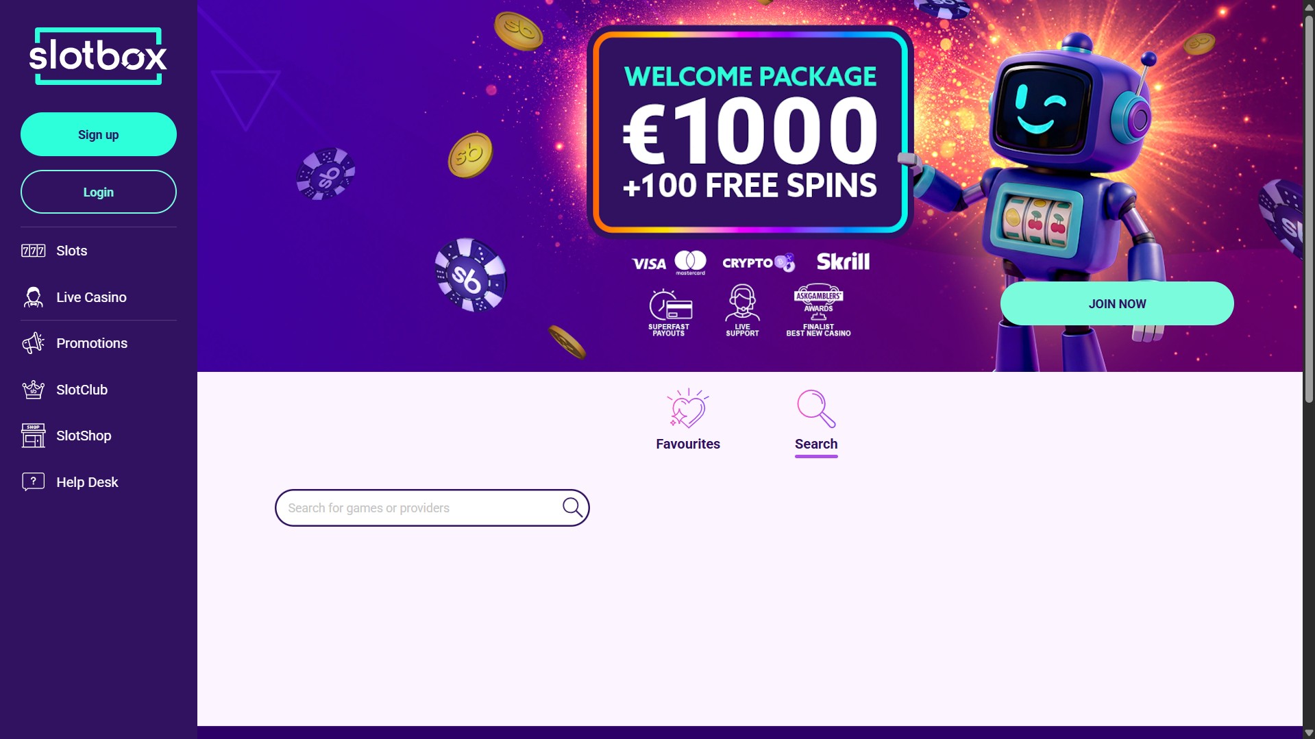 4. Slotbox Casino - Trusted Online Casino Option